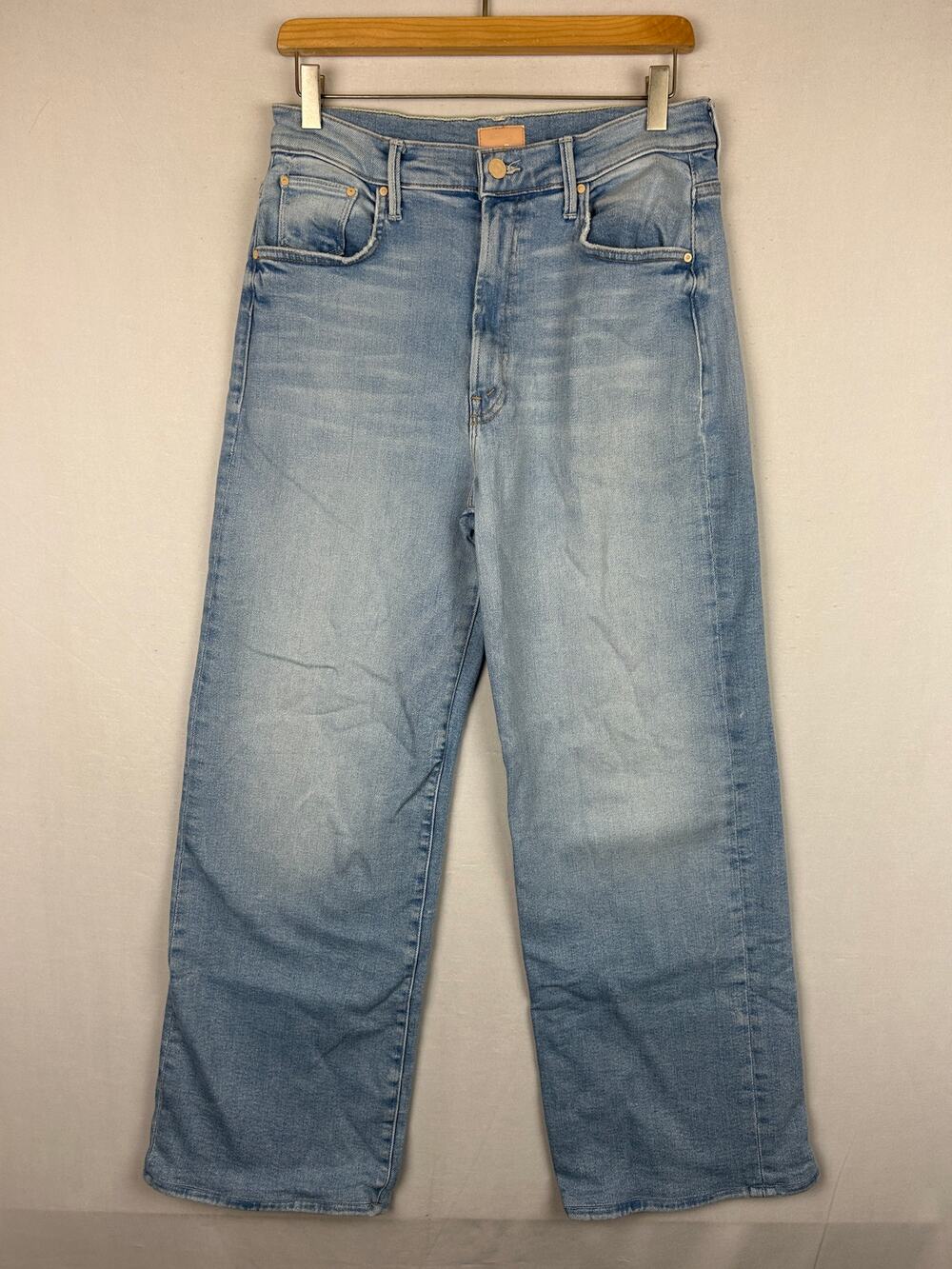 Mother Denim The Maven Sneak Limited Edition Blue Denim Jeans Women's Size 29
